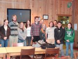 Shea (4th from right) with the inaugural Ocracoke School Quiz Bowl team last year. They placed 12th at the state finals. Shea would prefer you not ask how many teams were competing. 